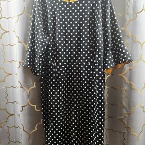 Shelby & Palmer Black and White Polka Dot Dress